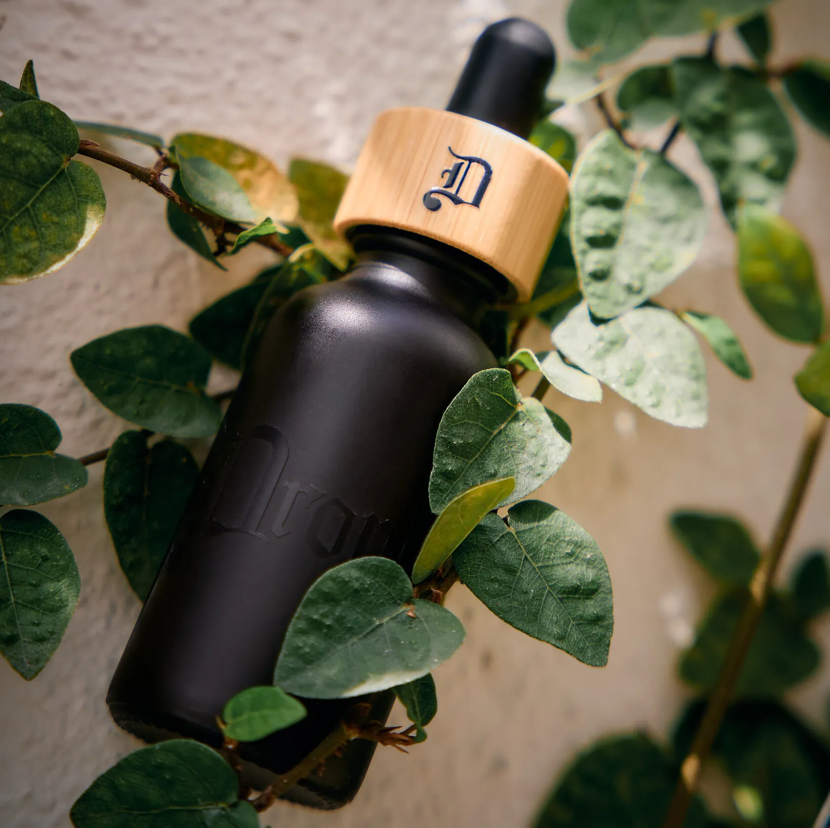 Drops Tincture bottle in natural light